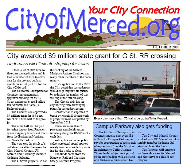 Past Actions and Publicity Over 30 Articles in the Merced Sun-Star since 2006 3 Sales Tax Measures specifically