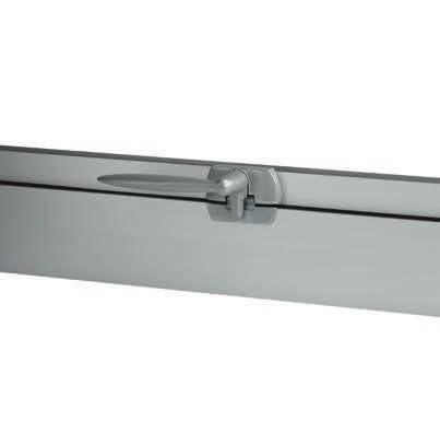 MIRO CASEMENT LATCH The MIRO Casement Latch combines a sure hand grip with clean lines. The PVC closing wedge is matched to the handle colour.