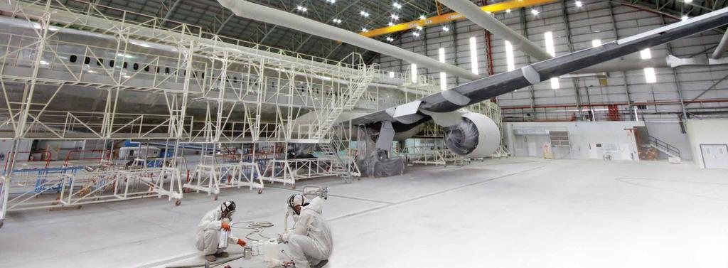 Painting Services Our multinational team of professionals delivers remarkable results when it comes to aircraft painting.