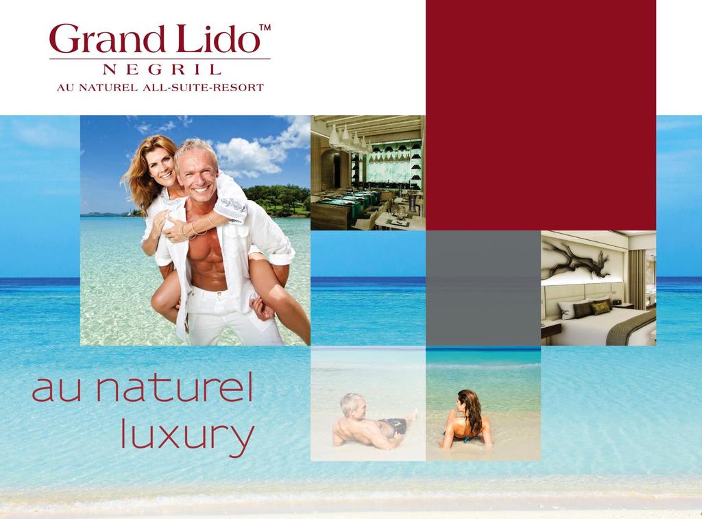Grand Lido offers a contemporary, upscale and elegant naturist holiday for couples and single alike who desire a more liberated experience with 26 exquisite ocean-facing suites in an isolated