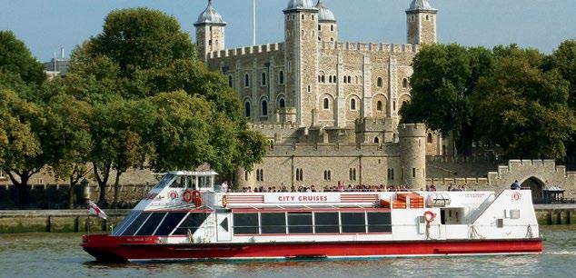 City Cruises Westminster London Eye Tower City Cruises is the largest operator of tours on the Thames. Enjoy the sightseeing on open-air decks, with commentary as you cruise along the river.