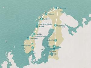Beginning in the Norwegian capital, we ll journey north all the way to the Arctic Circle, taking in the