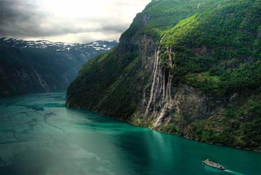 Norway is a country of mighty mountains, crystal clear