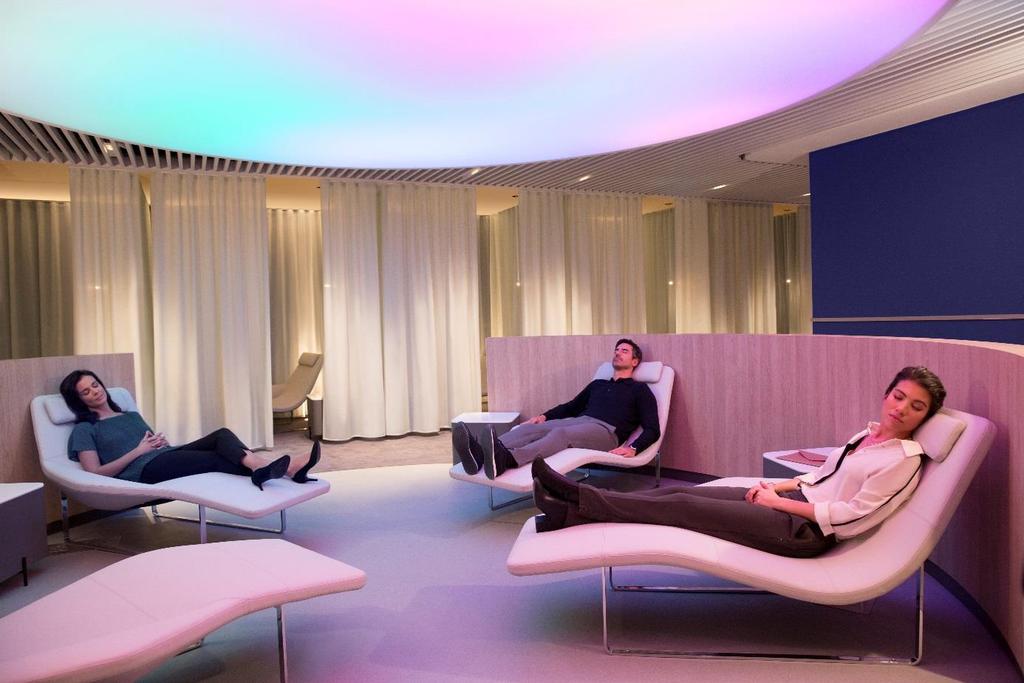 A tailor-made experience The new Air France Business Lounge offers a variety of products and services including several areas for a tailor-made experience.