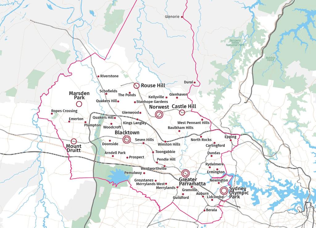 Strategic and District Centres West Central District Strategic Centre District Centre Local Centre District Boundary