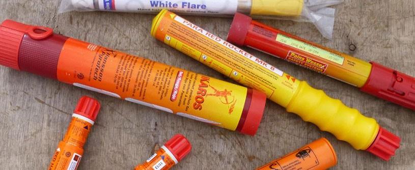 A Gentle Reminder about your expired flares they can be disposed of at these places. Time and date.