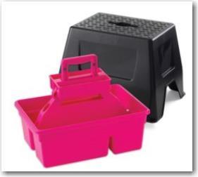 Prize 15: Dura-tote Step Stool With Grooming Box- $30.00 A Dura-tote Steep Stool combined with grooming tote. Now you can have your grooming tools and step all together and ready to use anytime.
