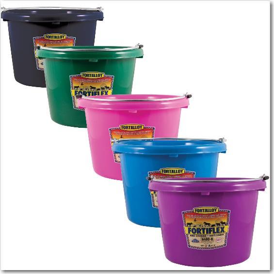 Prize 30: 2 Gal Fortiflex Utility Buckets - $5.00 Ideal for feeding or carrying bathing or grooming supplies at shows.