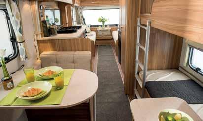 and exclusive - and some of the very lightest caravans in the UK.