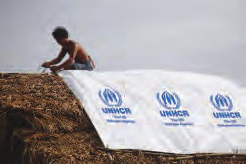 Plastic Tarpaulins are to be used in support to humanitarian operations, for temporary shelter and are recommended for individual (family) shelter protection.