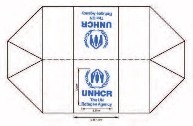 FAMILY TENT UNHCR Item No 05353 Graphic