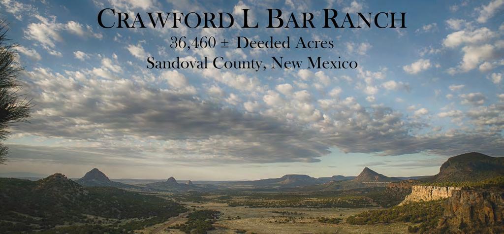 The Crawford L Bar Ranch is located approximately 40 air miles west of Albuquerque, New Mexico. This ranch truly epitomizes the description of New Mexico being the Land of Enchantment.