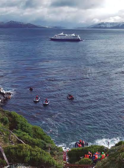 LEGENDARY CAPE HORN Australis knows the fabled cape and has put more people ashore