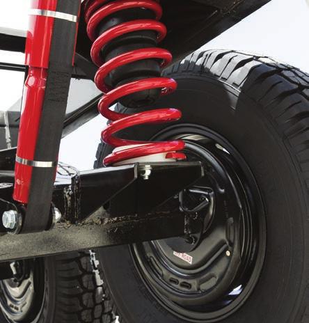 Purpose designed to complement the Jayco Endurance Chassis, JTECH Suspension replaces beam axles with individual stub axles, allowing each wheel to react independently to the road surface, while