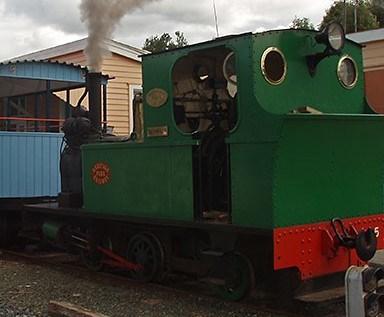 In order to be able demonstrate steam power, we have very fortunately been offered the loan of Seymour, the small wood-burning Peckett 0-4-2T loco from Whangarei Steam & Model Railway Club, Heritage