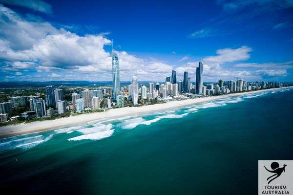 GOLD COAST The Gold Coast is a metropolitan region south of Brisbane on Australia s east coast, famed for its long sandy beaches, surfing and elaborate system of inland canals and waterways.