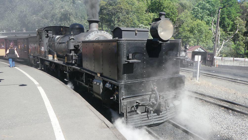 The main 3 attractions as they explained them are the steam trains, the wooden trestle bridges and the tradition of riding on the window ledge of the carriage with