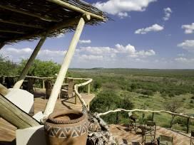 The lodge is situated on a private concession of 30000-hectares next to Etosha national park.