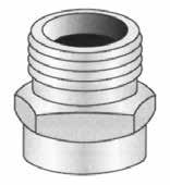 Brass Hose to Pipe Adapters MHT = Male Hose