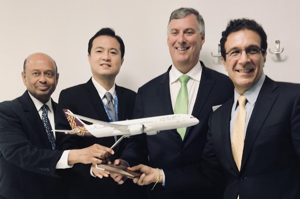 MANUFACTURER business Embraer s commitments for 300 aircraft made it the clear third biggest airframer behind Airbus and Boeing, in terms of deals announced at the show.