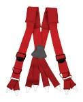 MTS OPTIONS Suspender Options 136R-NS Heavy Duty 2 X-back red