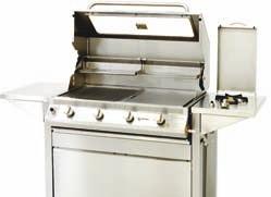 steel components * Premium ASTM 304 stainless steel used throughout * Designed to provide maximum heat output with efficient gas consumption to give excellent control over heat.