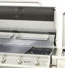 A separate burner protector covers each of the burners and deflects