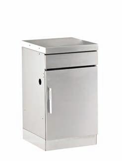 Robust heavy duty cabinets constructed from stainless steel with