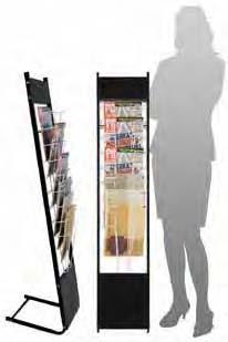 Literature Stands MESH Best Seller This roll-able literature stand is compact and convenient to transport.