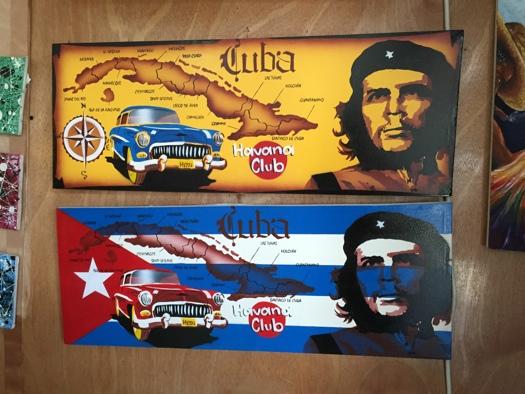 Images of Che Guevara were found everywhere - they were much more prevalent than images of Fidel Castro.