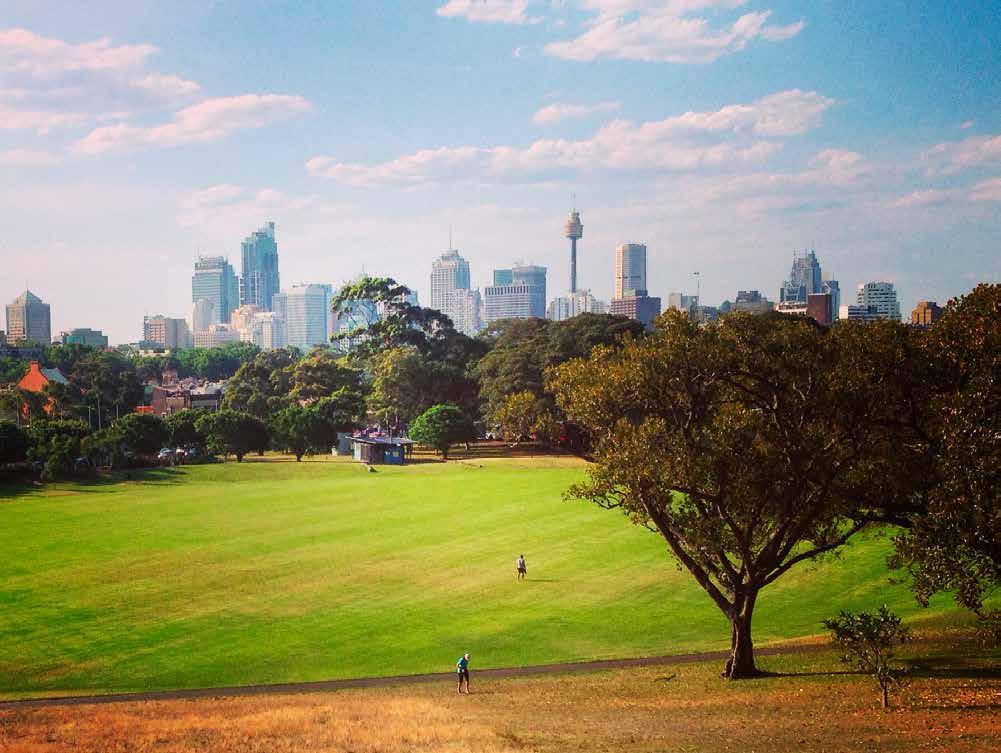 BIG IDEA 6 NEW ACTIVE GREEN DESTINATIONS (FOR IMPROVED VISITATION AND PARTICIPATION) Moore Park is well placed to become a key destination for Sydneysiders