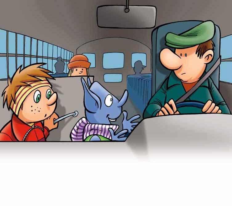 Once the bus arrives, students follow the rules when climbing aboard. Bloop, who loves going to the sugar shack, wants to know what everyone s favourite food is, even the driver s!