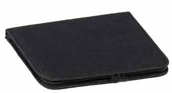 BLACK LINE DOCUMENT FOLDER 158250 - Upholstered folder -