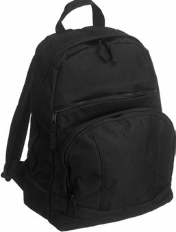 litres - Measurements: 32x16x44 cm - Volume: approx 21 litres BLACK LINE DAYPACK 158248 - Large main compartment with mesh pocket - Frontpocket with