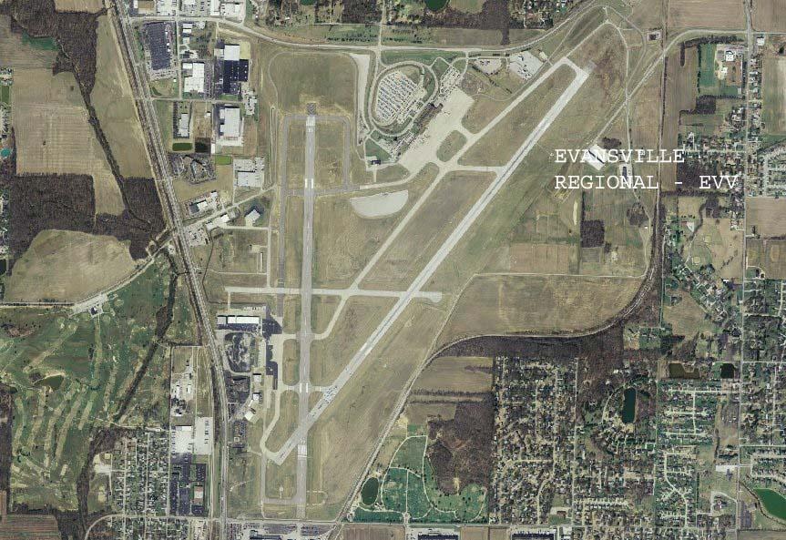 Evansville Regional Airport Background Evansville Municipal Airport (Evansville Regional Airport) was originated and financed by a $190,000 Evansville city bond issued in 1928.