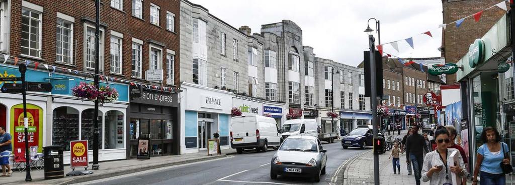 2 sq m) fronting London Road which forms the primary retail pitch in East Grinstead. There is a further 949 sq ft (88.