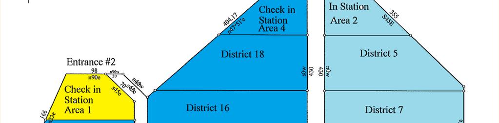 District Camping & Check in Layout Map