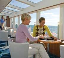 In addition, both ships offer fully-stocked libraries, genial spaces where guests can look up any topic or creature that interests them, or just hole up with a good book.