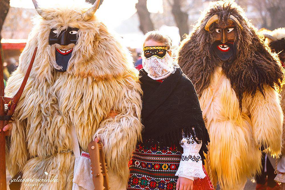 Farsang is a combination of Christian traditions and old pagan rituals, and the huge celebration lasts until the start of the Christian Lenten fasting period.