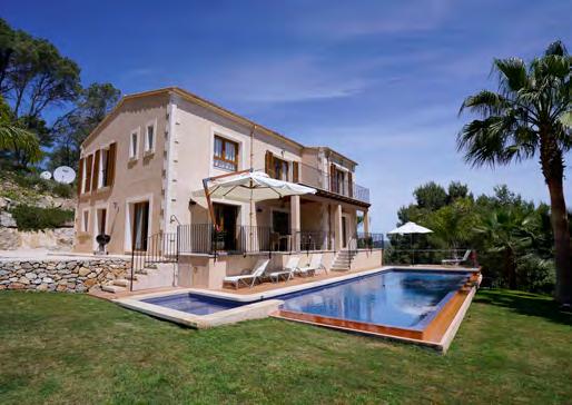 FINCA ES FORNERS (Felanitx) Luxurious new construction, 5 double bedrooms, 5 bathrooms, SAT-TV, fully equipped kitchen, washing machine, outdoor swimming pool