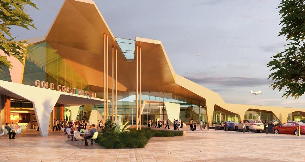 GOLD COAST AIRPORT UPGRADE The first stage of the $300 million Gold Coast Airport upgrade has been put on hold until after the Commonwealth Games over fears that time to complete the development is