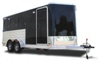 Bumper Pull Trailers Slant Load 2,3 and 4-horse models available These all-aluminum trailers feature a smooth aluminum exterior, aluminum roof and aluminum floor.