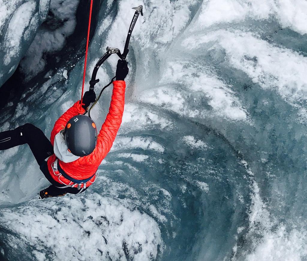 This four-hour long glacier hike and ice climbing tour is suitable for both the experienced and first-time glacier adventurers alike.