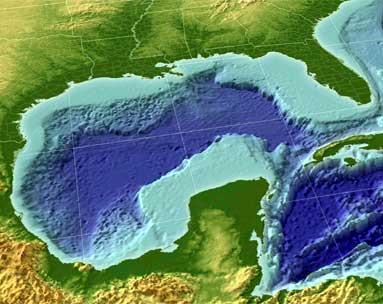 1. Gulf of Mexico Body of water Bordered by the US to the