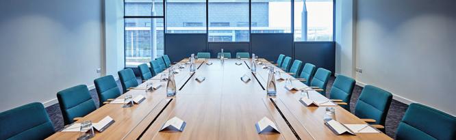 Some can be split into individual spaces for smaller, more intimate meetings or