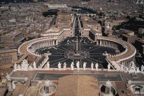 Rome is also home to St. Peter's Basilica and Vatican City. The Pope lives here. He is the head of the Roman Catholic Church.