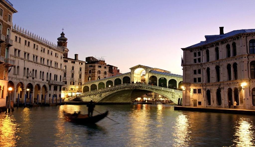 Venice (Venezia in Italian) is in northeastern Italy. It is one of the most beautiful cities in the world.
