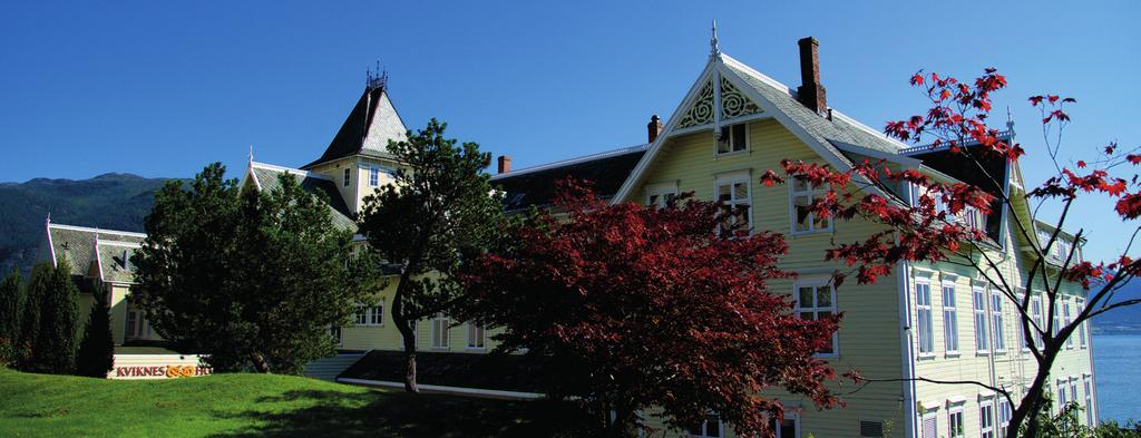 no Kviknes is beautifully located in Balestrand, beside the Sognefjord.