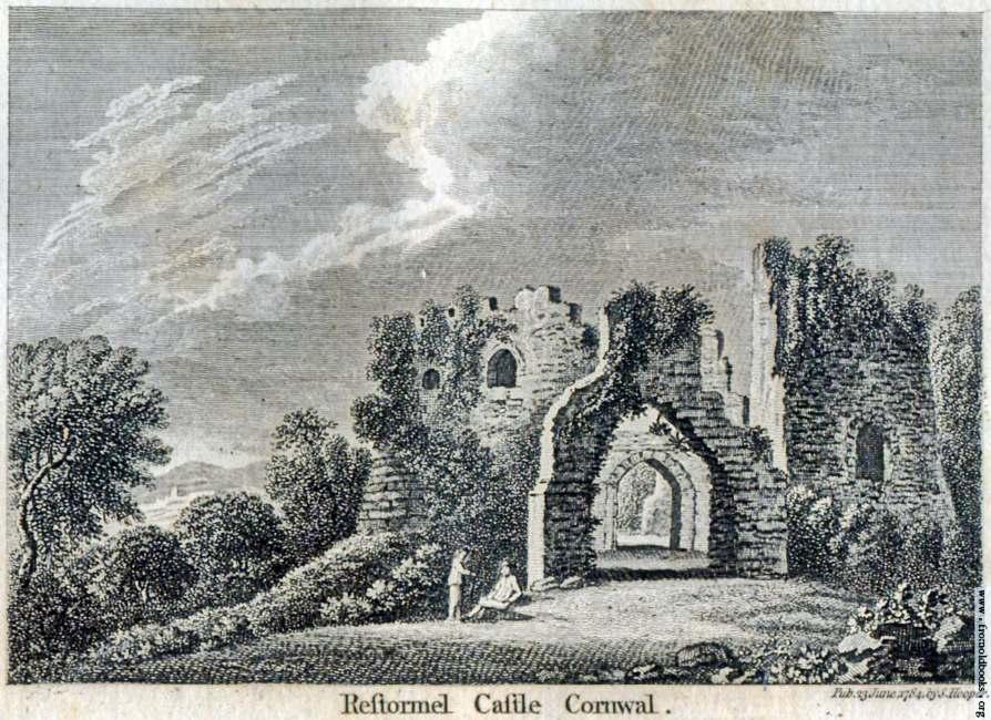 from the gatehouse, of which only the entry arch remains today. BELOW: Fig. 5.