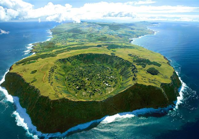 Your explorations include dramatic Tongariki, the largest ceremonial site in Polynesia, Rano Raraku, the volcanic area where most of the moai were quarried, plus the